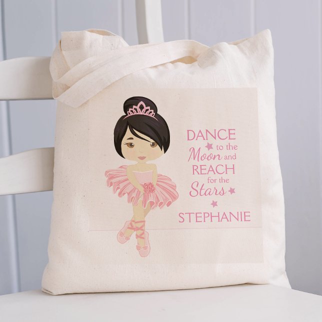 Bolsa Tote Ballerina Asiática Personalizada (Criador carregado)