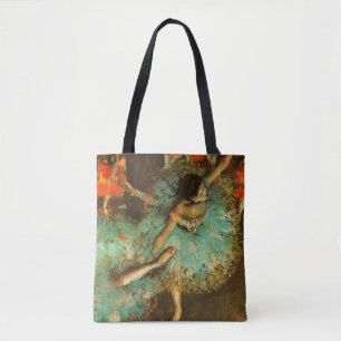 Bolsa Tote Ballerina Dance Green Dancer Edger Degas Painting