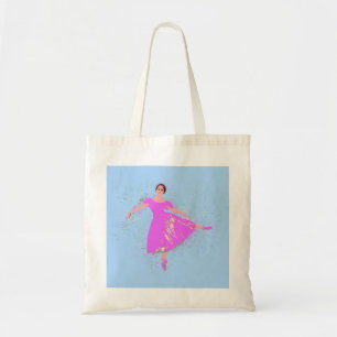 Bolsa Tote Ballerina Dancer Magenta - Vestido Rosa