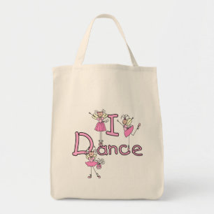 Bolsa Tote Ballerina Eu Danço Camisetas e Presentes