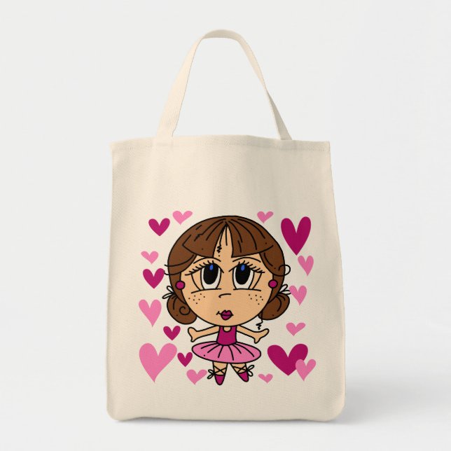 Bolsa Tote Ballerina Girl (Frente)