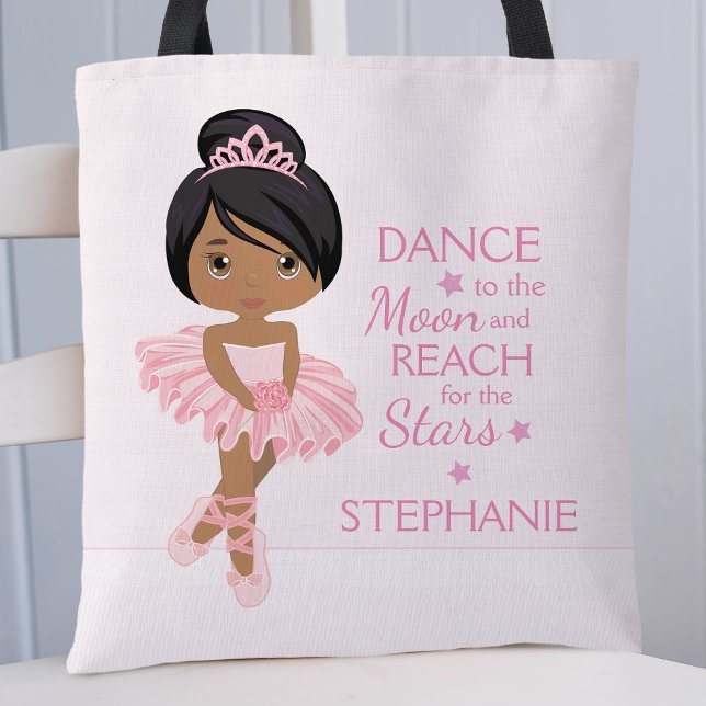 Bolsa Tote Ballerina multicultural personalizada (Criador carregado)