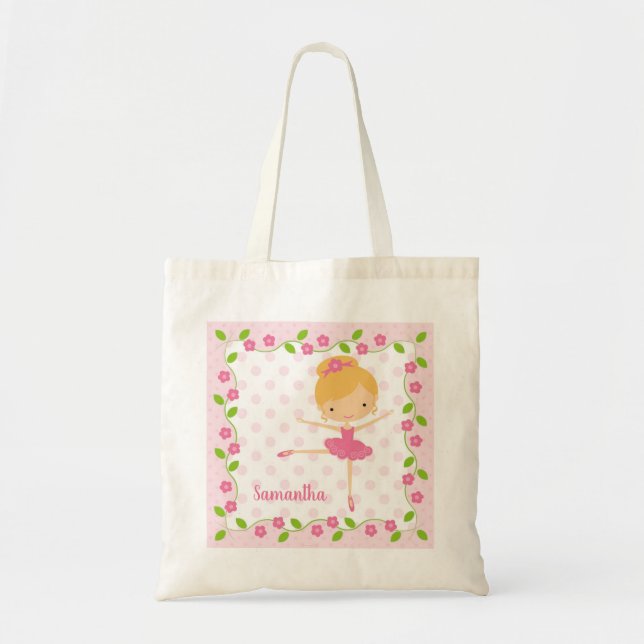 Bolsa Tote Ballerina Tote Bag, doce loira (Frente)
