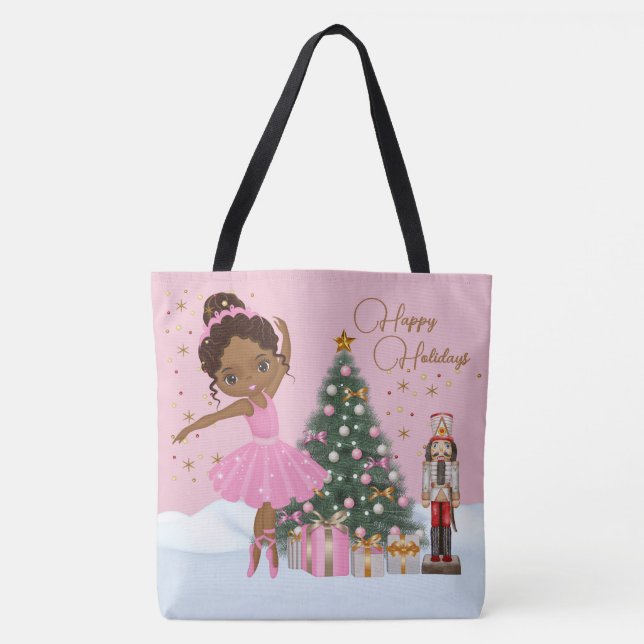Bolsa Tote Ballerina, uma cidadã africana americana, natalina (Frente)