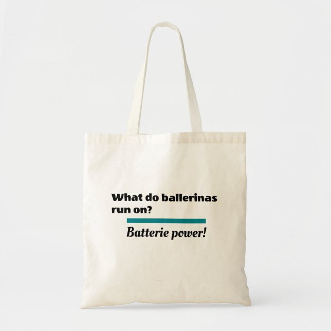 Bolsa Tote Ballerinas Balé Dance Piada Batterie (Frente)