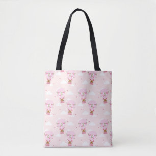 Bolsa Tote Baloão de Ar Quente de Capivara Fofa