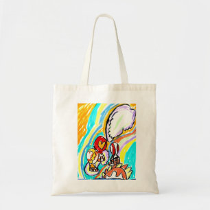 Bolsa Tote Balões de ar de verão  