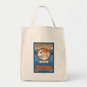 Bolsa Tote Balsa da equitação da mulher - Victoria, BC Cana