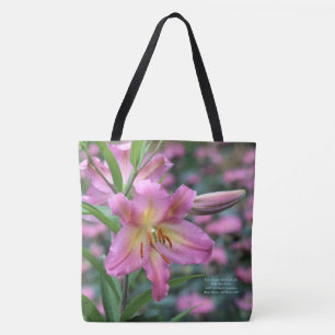 Bolsa Tote Bálsamo de abelha oriental do rosa do lírio de T