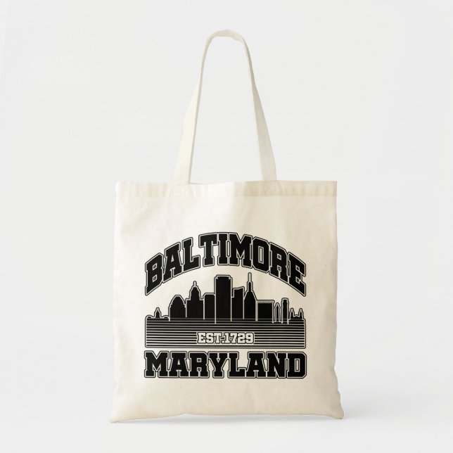 Bolsa Tote Baltimore, Maryland (Frente)