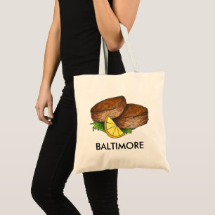 Bolsa Tote Baltimore MD Crab Cake Crabcakes Foodie