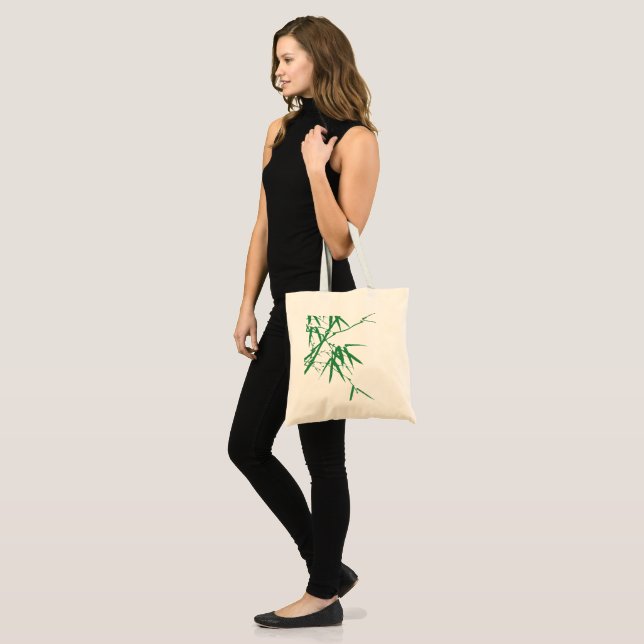 Bolsa Tote Bamboo screen-printed eco-friendly shopping bags (Frente (modelo))