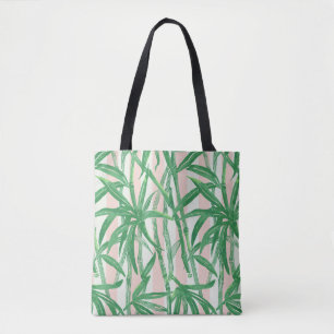 Bolsa Tote Bambu Selva do Havaí - Praia Rosa Verde