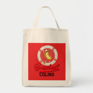 Bolsa Tote Banana Slugger Camiseta Engraçada Gráfica Personal