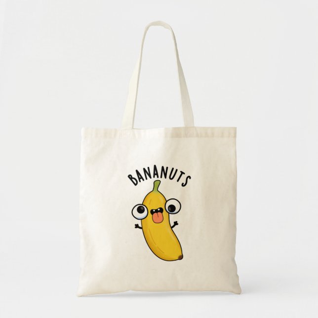 Bolsa Tote Bananuts Engraçado Fruta de Banana Louca (Frente)