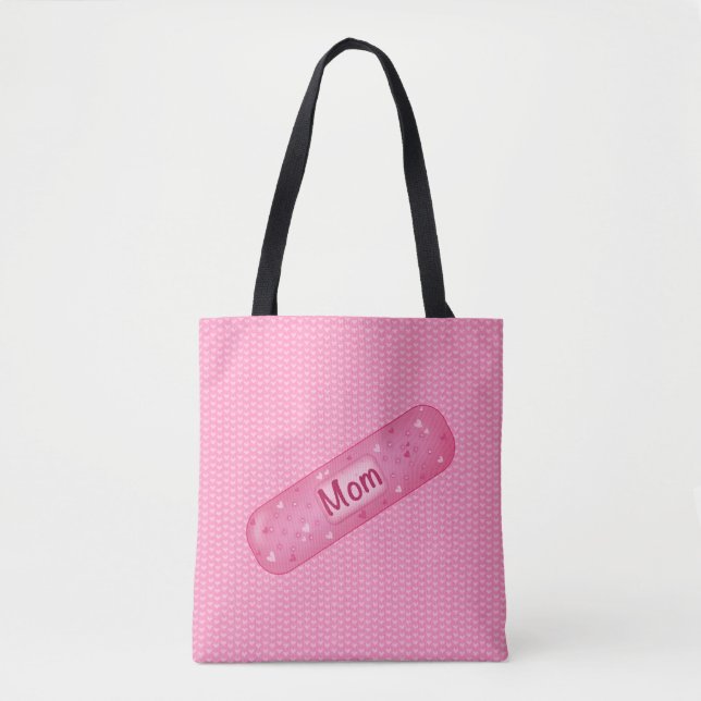 Bolsa Tote  band-aid mom (Frente)