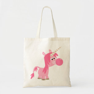 Bolsa Tote Banda Borracha de Cartoon Goma Unicorn