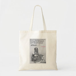 Bolsa Tote Banda de compras de Canvas de Retrô Funny Rude Pin