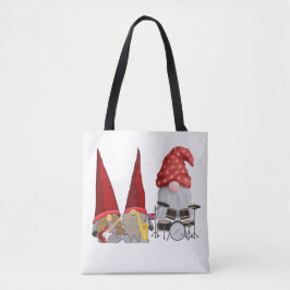 Bolsa Tote Banda de Gnomos em um 