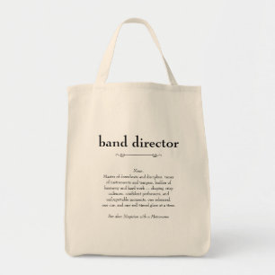 Bolsa Tote Banda Diretor Definição Obrigado Presente