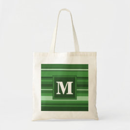 Bolsa Tote Banda verde monograma