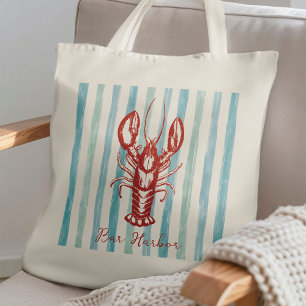 Bolsa Tote Bandas de Lagosta de Maine
