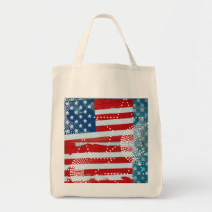 Bolsa Tote Bandeira Americana