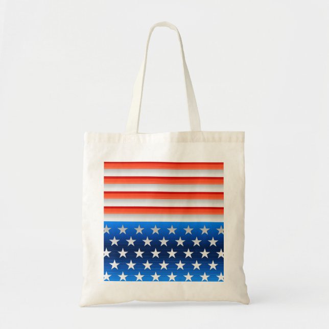 Bolsa Tote Bandeira Americana (Frente)