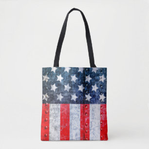 Bolsa Tote Bandeira Americana