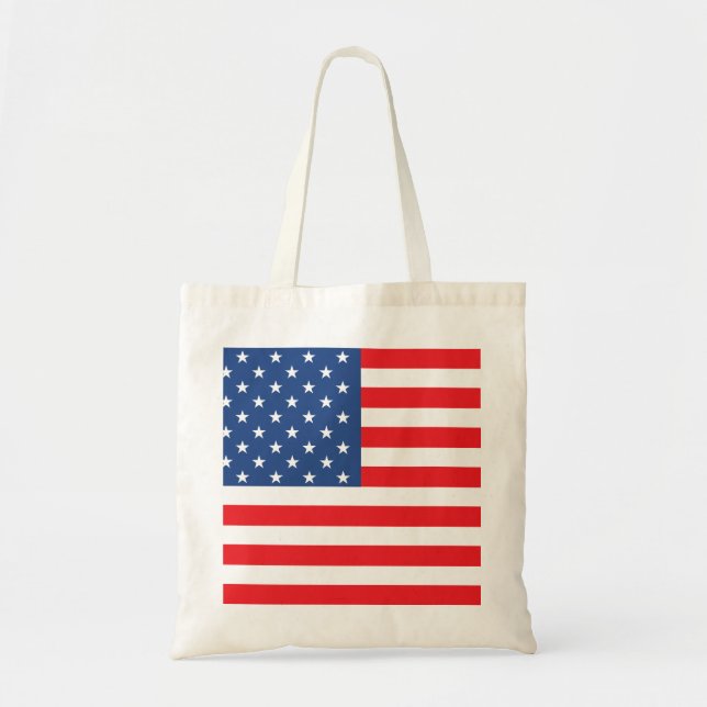 Bolsa Tote Bandeira Americana (Frente)
