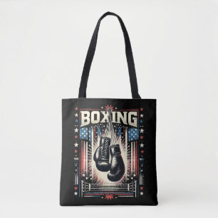 Bolsa Tote Bandeira Americana Incomodada - Boxer Vintage Bo