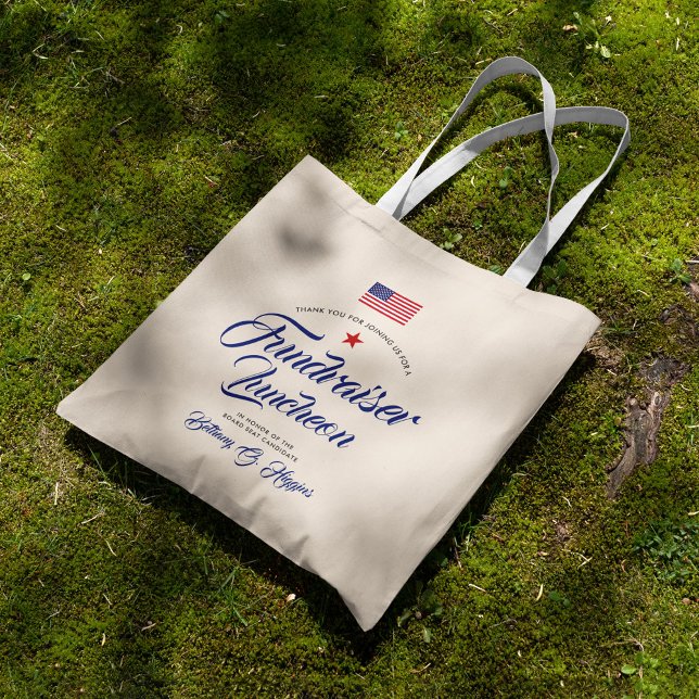 Bolsa Tote Bandeira Americana Patriótica (Criador carregado)