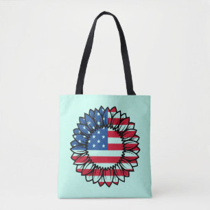 Bolsa Tote Bandeira Americana Sunflower-32222