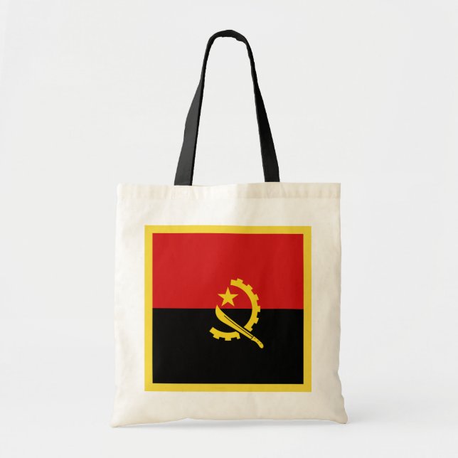 Bolsa Tote Bandeira Angola (Frente)
