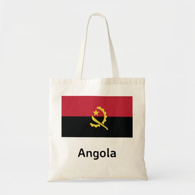 Bolsa Tote Bandeira Angola (Frente)