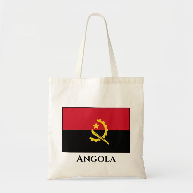 Bolsa Tote Bandeira Angola (Frente)