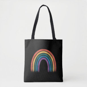 Bolsa Tote Bandeira Arco-Íris LGBTQ Orgulho Gay Conscientizaç