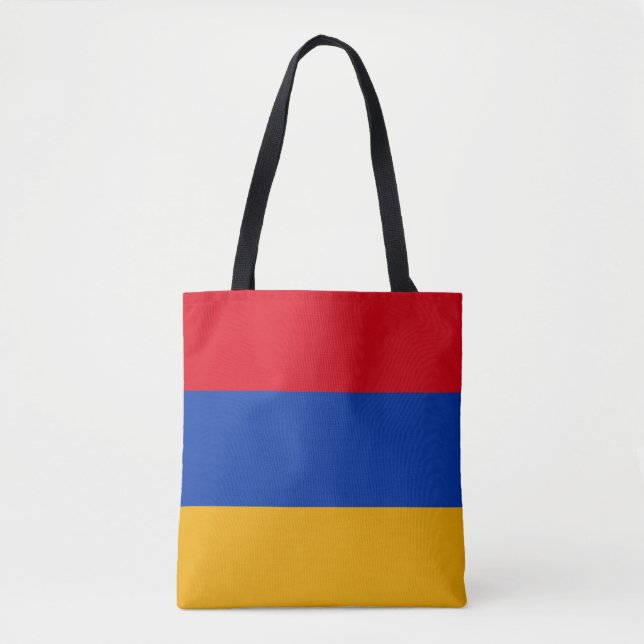 Bolsa Tote Bandeira Armênio Patriótica (Frente)