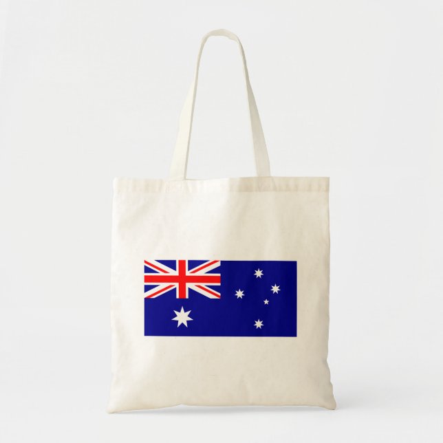 Bolsa Tote Bandeira Australiana Patriótica (Frente)