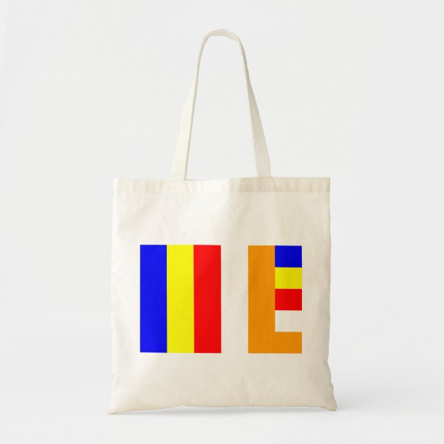 Bolsa Tote Bandeira Budista (Frente)