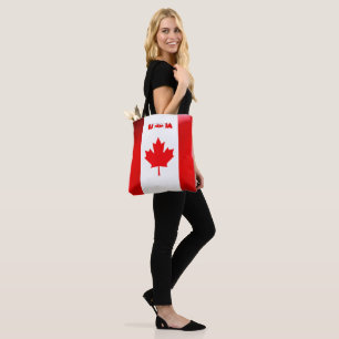 Bolsa Tote Bandeira canadense