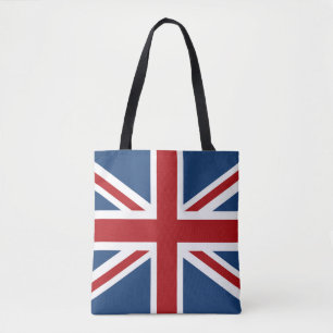 Bolsa Tote Bandeira clássica de Union Jack Reino Unido
