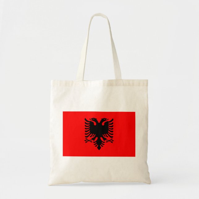 Bolsa Tote Bandeira da Albânia (Frente)