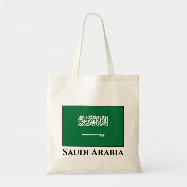 Bolsa Tote Bandeira da Arábia Saudita (Frente)