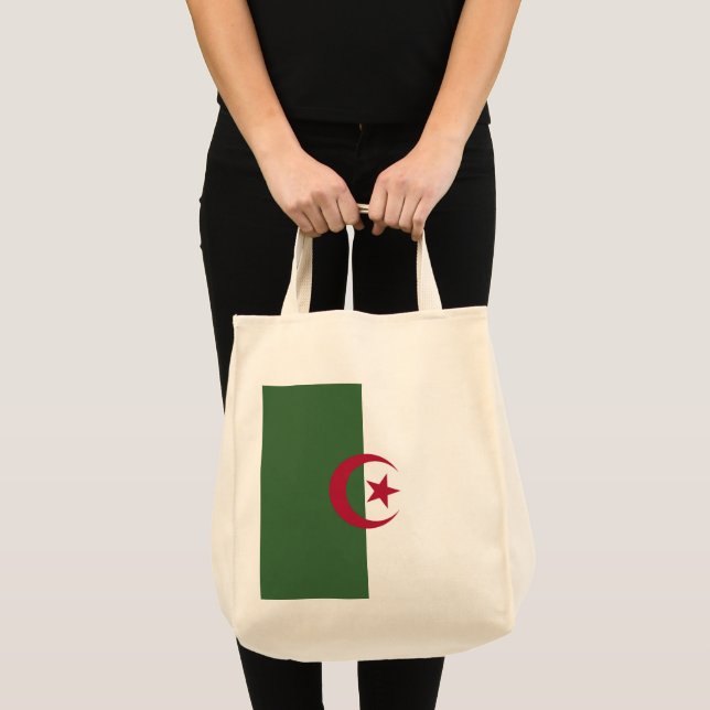 Bolsa Tote Bandeira da Argélia (Frente (produto))