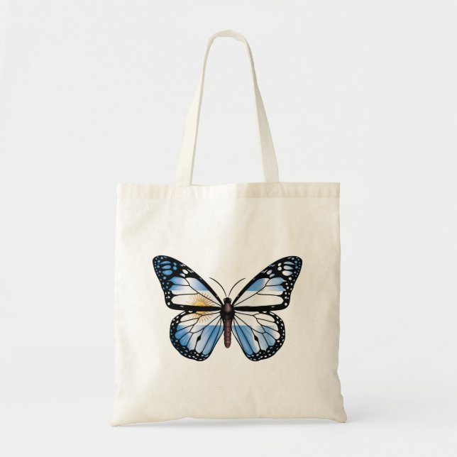 Bolsa Tote Bandeira da Argentina (Frente)