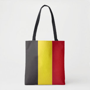 Bolsa Tote Bandeira da Bélgica Legal