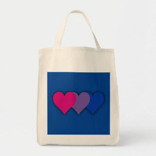 Bolsa Tote Bandeira da Bissexualidade Poster