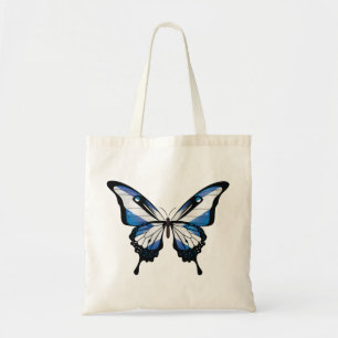 Bolsa Tote Bandeira da Borboleta Rabo de Andorinha da Escócia