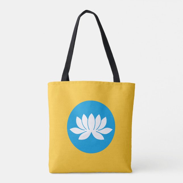 Bolsa Tote Bandeira da Calmúquia (Verso)